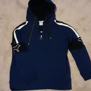 Quarter zip PINK hoodie